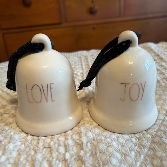 Rae Dunn bell ornaments - Picture 1 of 2
